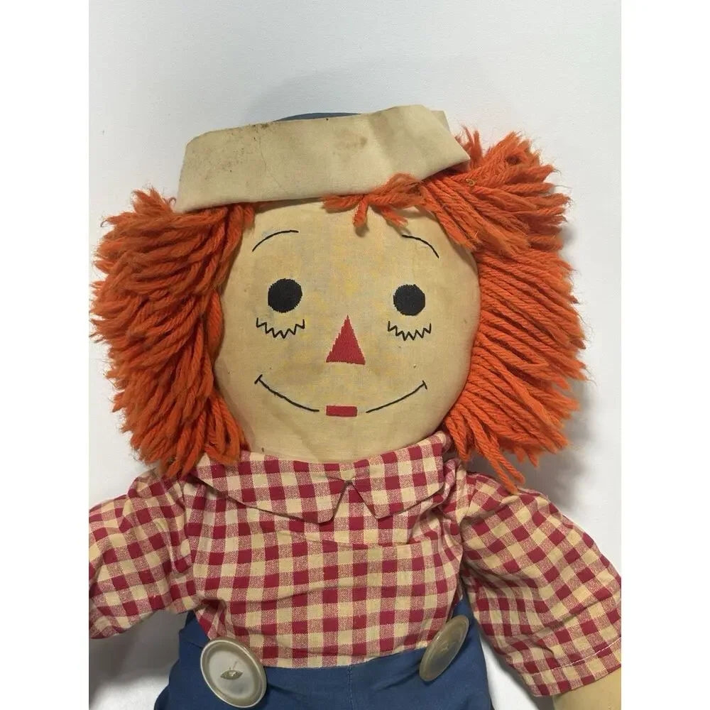 Vintage Raggedy Andy Style Cloth Doll 26